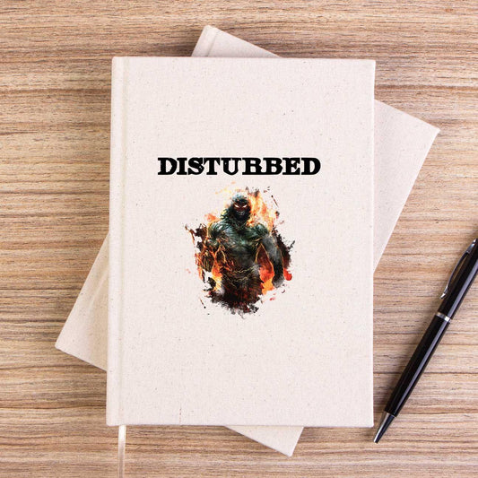 Disturbed Monster Çizgisiz Kanvas Defter - Zepplingiyim