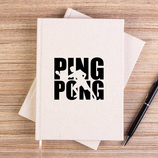 Ping Pong Actor Çizgisiz Kanvas Defter - Zepplingiyim
