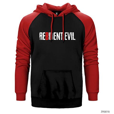 Resident Evil 8 Çift Renk Reglan Kol Sweatshirt / Hoodie - Zepplingiyim