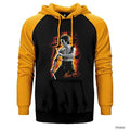 Bruce Lee Dragon Fire Çift Renk Reglan Kol Sweatshirt / Hoodie - Zepplingiyim