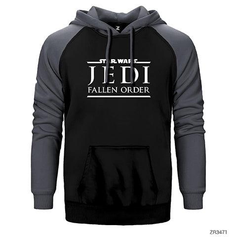 Star Wars Jedi Fallen Order Çift Renk Reglan Kol Sweatshirt / Hoodie - Zepplingiyim