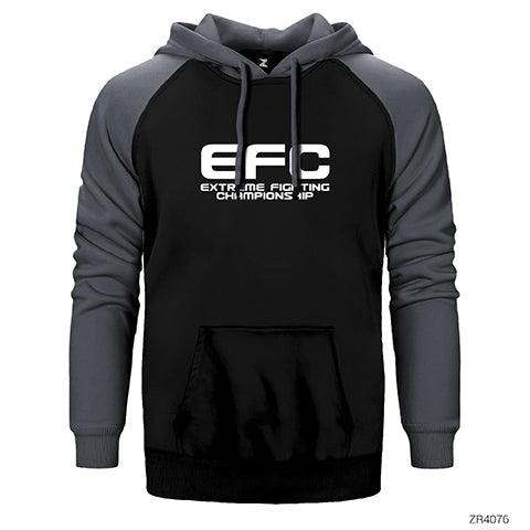 EFC TYPE Çift Renk Reglan Kol Sweatshirt / Hoodie - Zepplingiyim