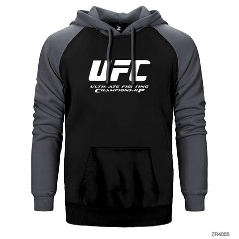 UFC Ultimate Championship Çift Renk Reglan Kol Sweatshirt / Hoodie - Zepplingiyim