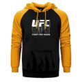 UFC FG Çift Renk Reglan Kol Sweatshirt / Hoodie - Zepplingiyim