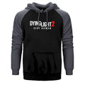 Dying Light Logo Çift Renk Reglan Kol Sweatshirt / Hoodie - Zepplingiyim