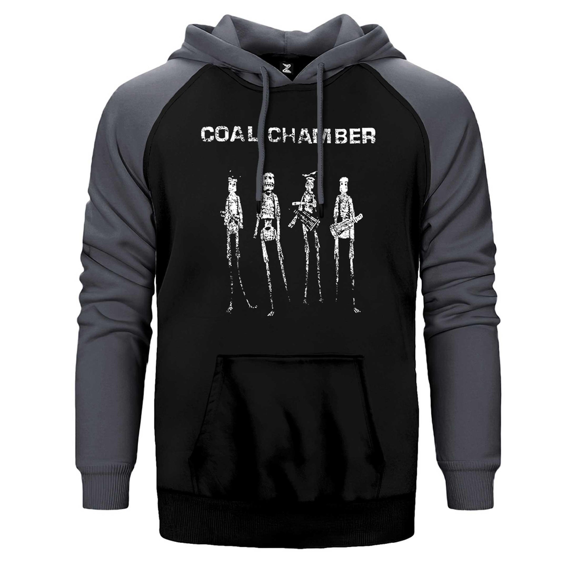 Coal Chamber Dark Days Çift Renk Reglan Kol Sweatshirt / Hoodie - Zepplingiyim