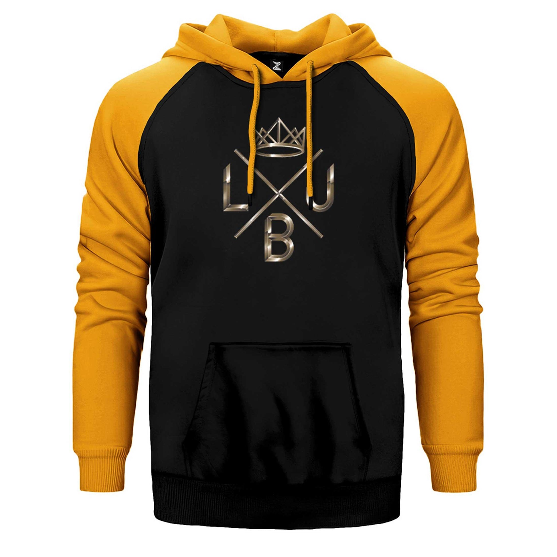 Lebron James King logo Çift Renk Reglan Kol Sweatshirt / Hoodie - Zepplingiyim