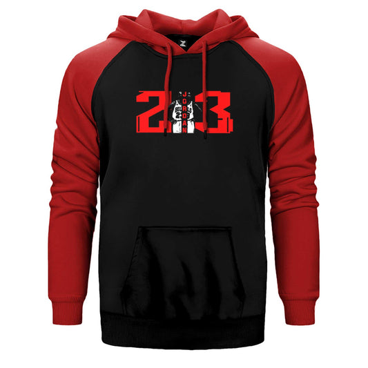 Michael Jordan 23 Çift Renk Reglan Kol Sweatshirt / Hoodie - Zepplingiyim