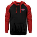Atlanta Hawks Logo Çift Renk Reglan Kol Sweatshirt / Hoodie - Zepplingiyim