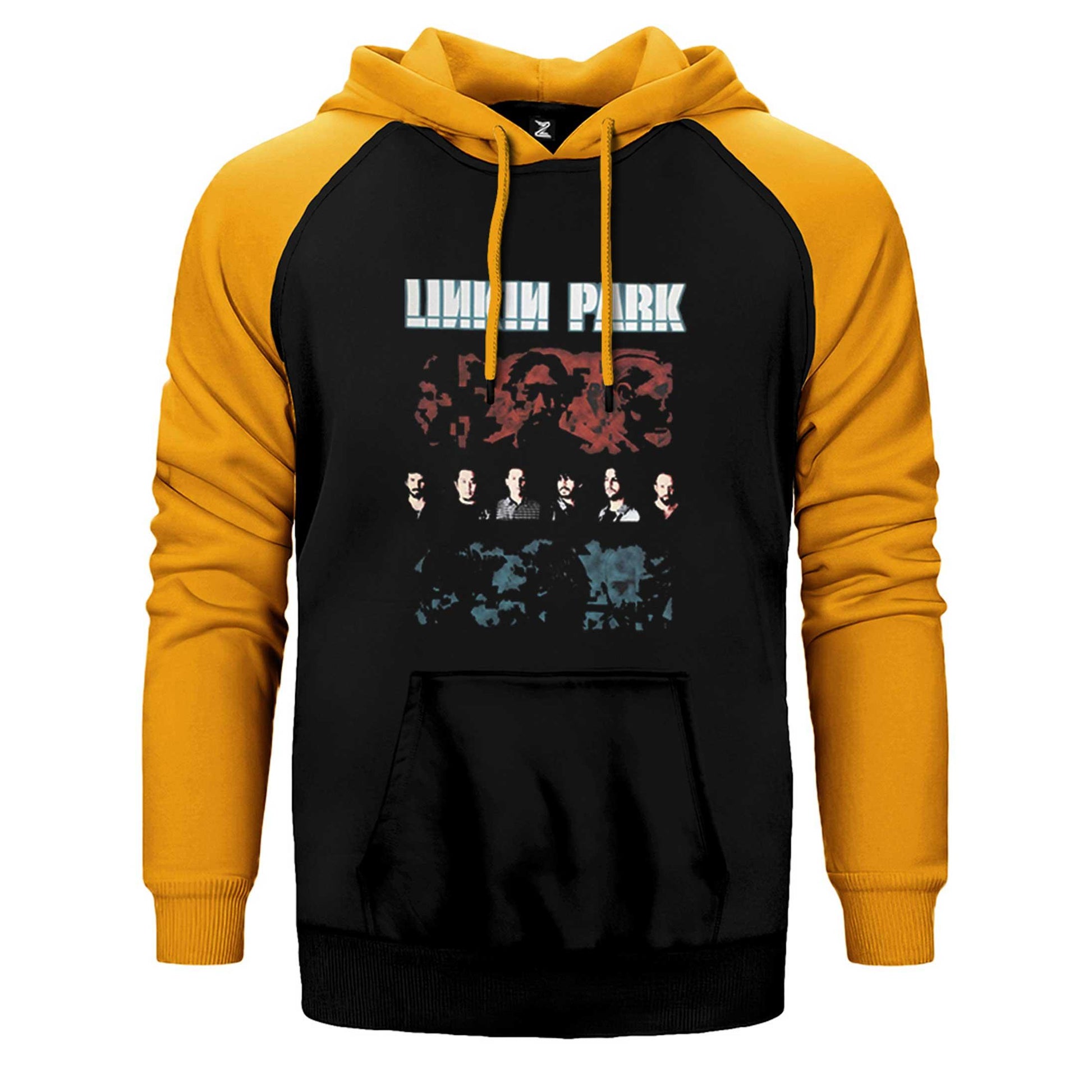 Linkin Park Pixel Çift Renk Reglan Kol Sweatshirt / Hoodie - Zepplingiyim