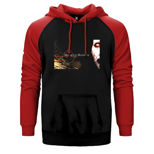 Marilyn Manson Antichrist Superstar Çift Renk Reglan Kol Sweatshirt / Hoodie - Zepplingiyim