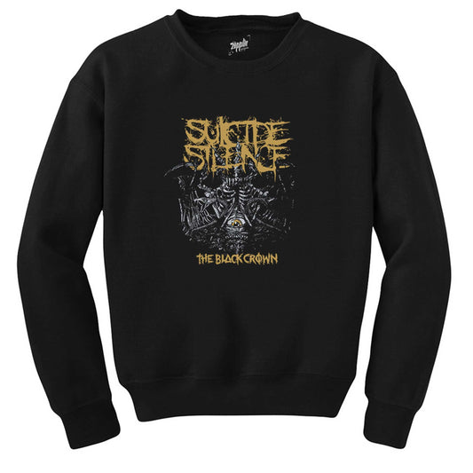 Suicide Silence The Black Crown Siyah Sweatshirt - Zepplingiyim