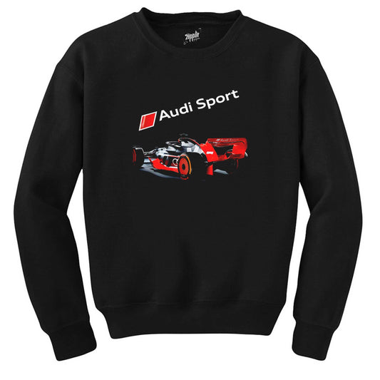 F1 Audi Sport Siyah Sweatshirt - Zepplingiyim