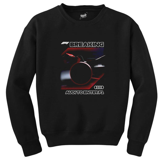 F1 Breaking Siyah Sweatshirt - Zepplingiyim
