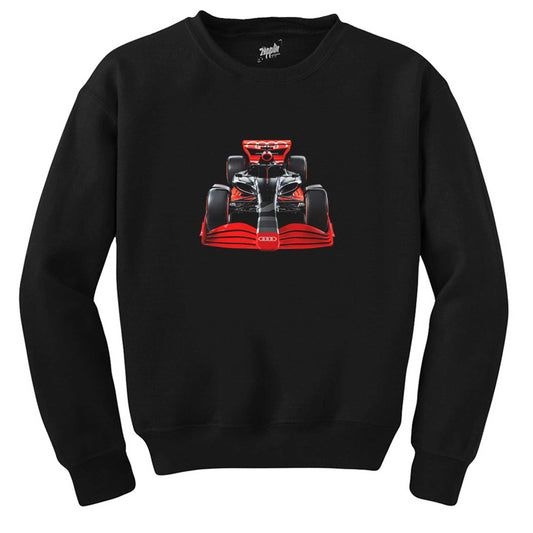 F1 Audi Formula Siyah Sweatshirt - Zepplingiyim