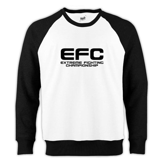 EFC Type Reglan Kol Beyaz Sweatshirt - Zepplingiyim