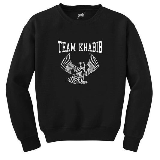 Khabib Nurmagomedov Team Essential Siyah Sweatshirt - Zepplingiyim