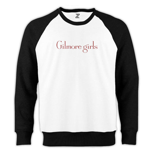 Glimore Girls Reglan Kol Beyaz Sweatshirt - Zepplingiyim
