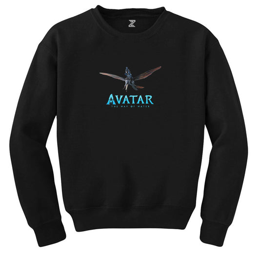 Avatar The Way Of Water Warrios Siyah Sweatshirt - Zepplingiyim