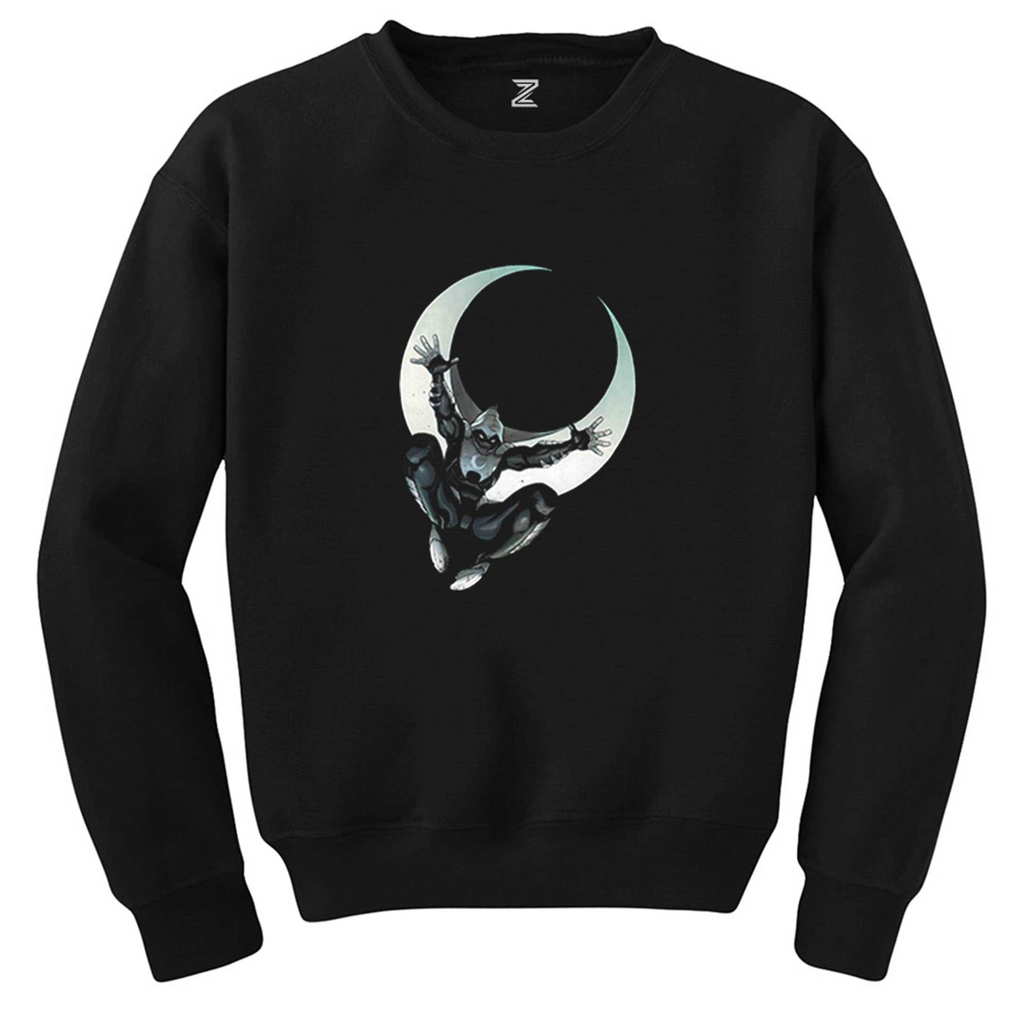 Moon Knight Marc Spector Siyah Sweatshirt - Zepplingiyim