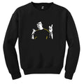 Bruce Lee Figure Siyah Sweatshirt - Zepplingiyim
