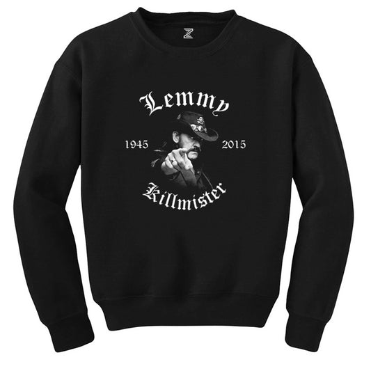Motörhead Lemmy Kilmister 1945-2015 Siyah Sweatshirt - Zepplingiyim