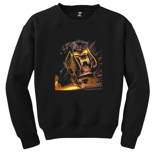 Motörhead Orgasmatron Siyah Sweatshirt - Zepplingiyim