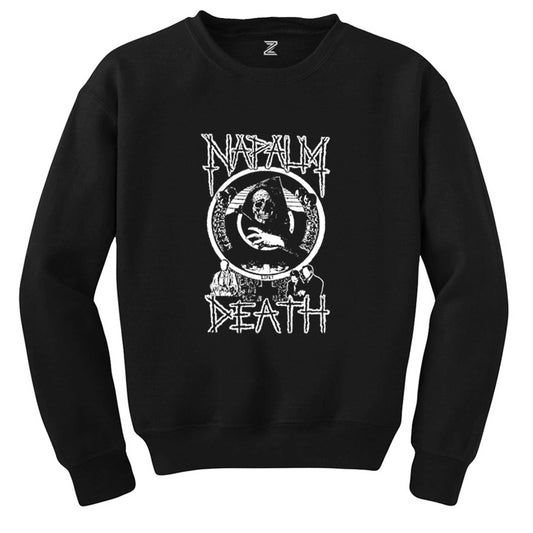 Napalm Death Smear Campaign Siyah Sweatshirt - Zepplingiyim