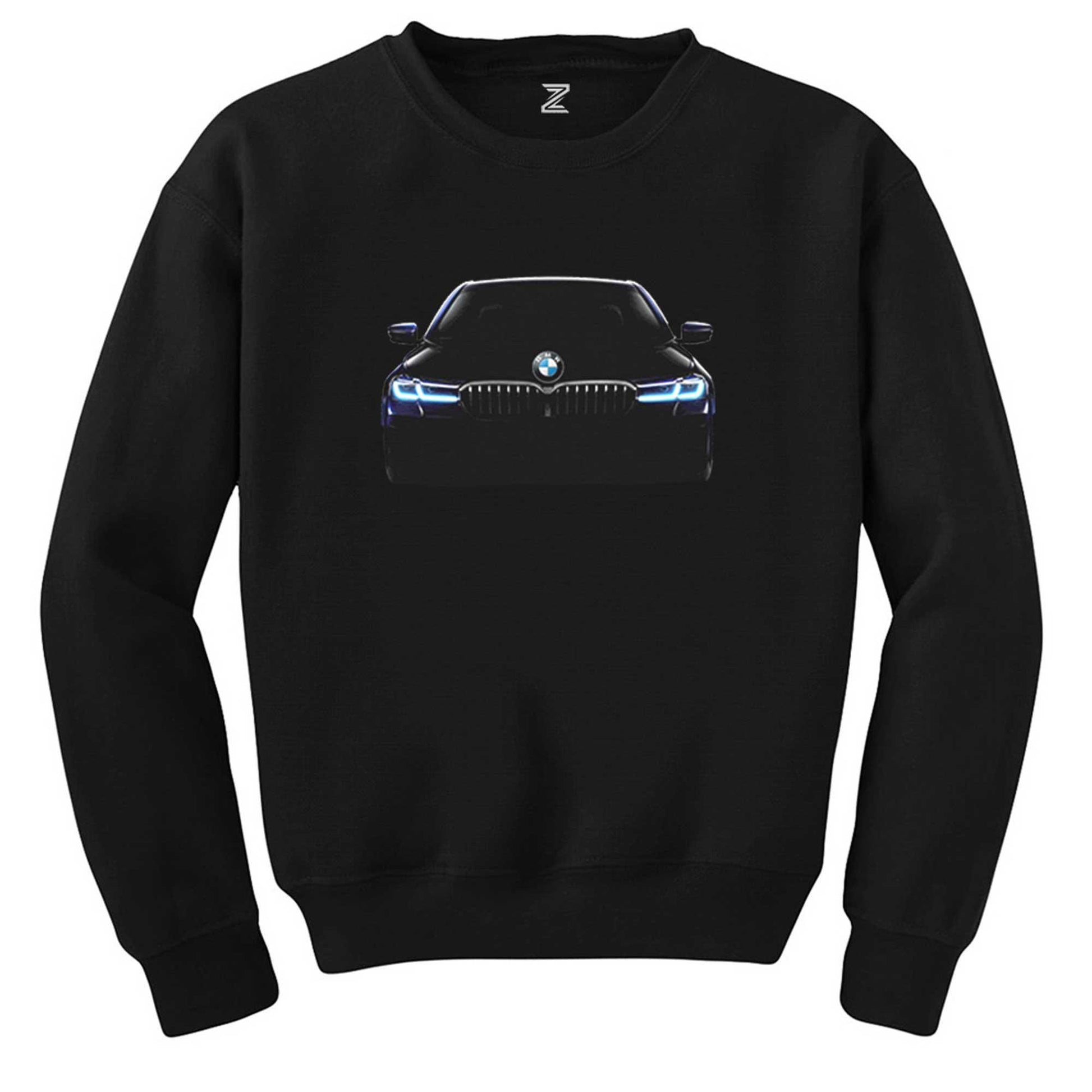 BMW 2021 G30 Series Siyah Sweatshirt - Zepplingiyim