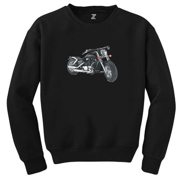 Harley Davidson Sportster Siyah Sweatshirt - Zepplingiyim