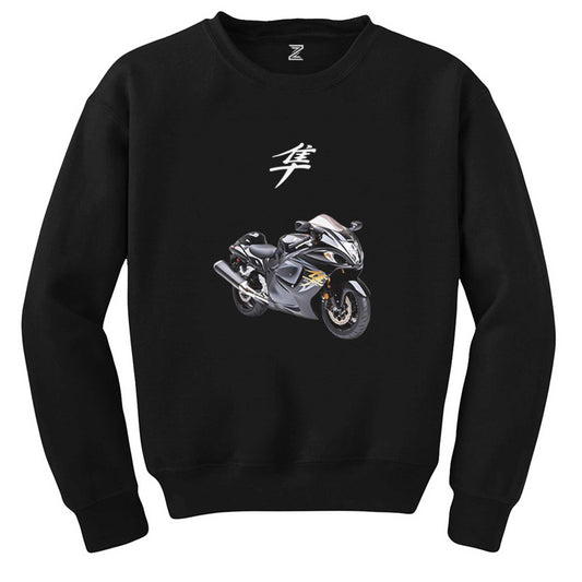 Suzuki Hayabusa Stompgrip Siyah Sweatshirt - Zepplingiyim