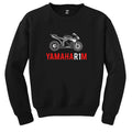 Yamaha R1 Red Siyah Sweatshirt - Zepplingiyim