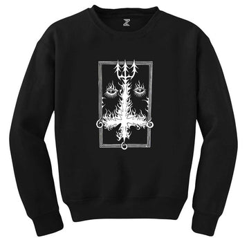 Dissection The Past Is Alive Logo Siyah Sweatshirt