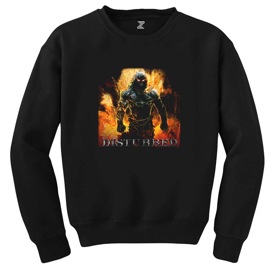 Disturbed Indestructible Siyah Sweatshirt