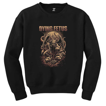 Dying Fetus Art Classic Siyah Sweatshirt