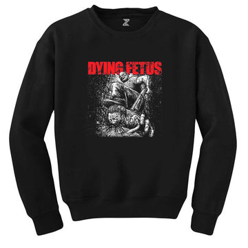 Dying Fetus Descend into Depravity Siyah Sweatshirt