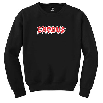 Exodus Logo Siyah Sweatshirt