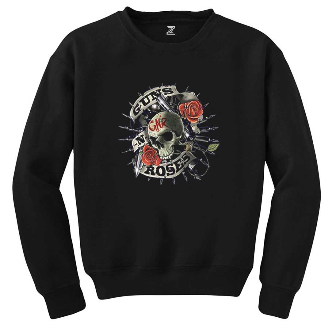 Gun N Roses Firepower Siyah Sweatshirt