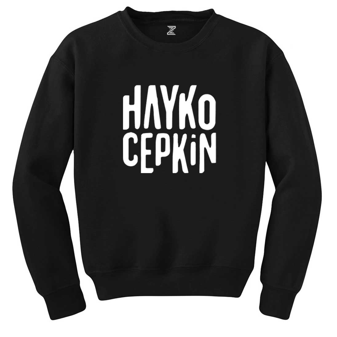 Hayko Cepkin Text Siyah Sweatshirt