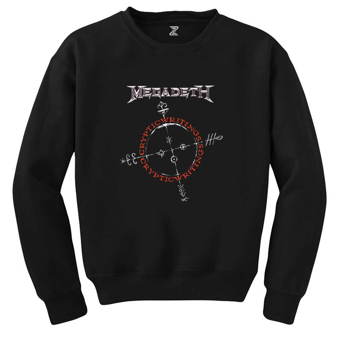 Megadeth Cryptic Writings 1997 Siyah Sweatshirt