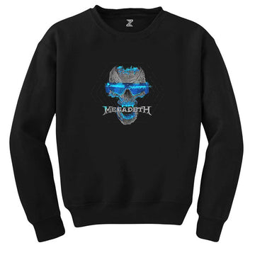Megadeth Dystopia Skull Siyah Sweatshirt