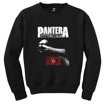Pantera Vulgar Display Of Power Siyah Sweatshirt